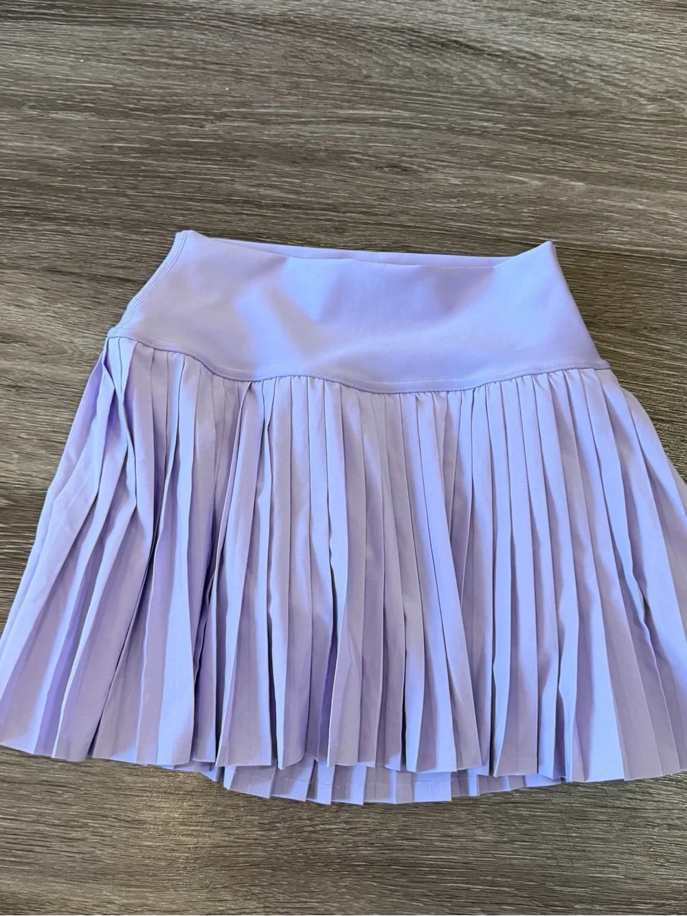 Alo Yoga High-Waist Pleated Purple Tennis Skirt
